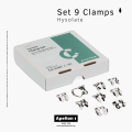 CLAMPS SET HYSOLATE 9u. HYGENIC