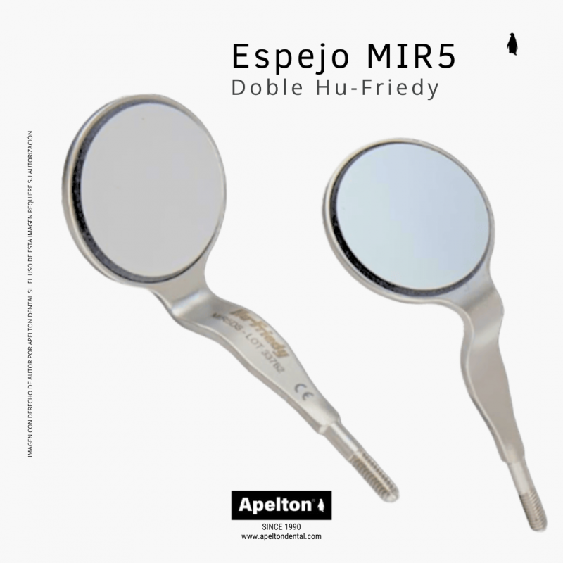 FRONT-SURFACE  DOUBLE-SIDED MIRROR  MIR5 HU-FRIEDY