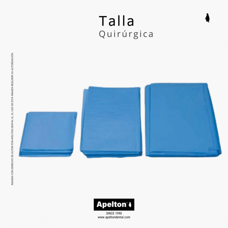 Talla quirúrgica cubrir mesa cloth table