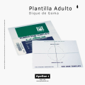 PLANTILLA  ADULTO PARA DIQUE DE GOMA  HYGENIC COLTENE