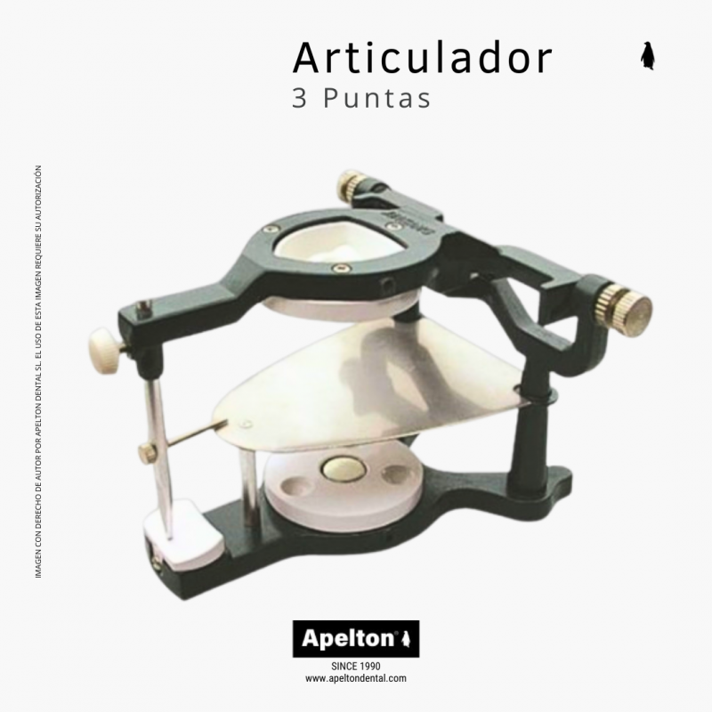 3-POINT ARTICULATOR WITH GUIDE AND TABLE TECHNOFLUX