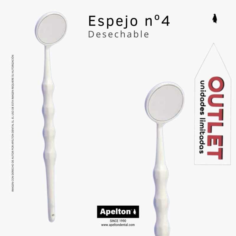 Espejo desechable Brillant Hager & Werken 605400