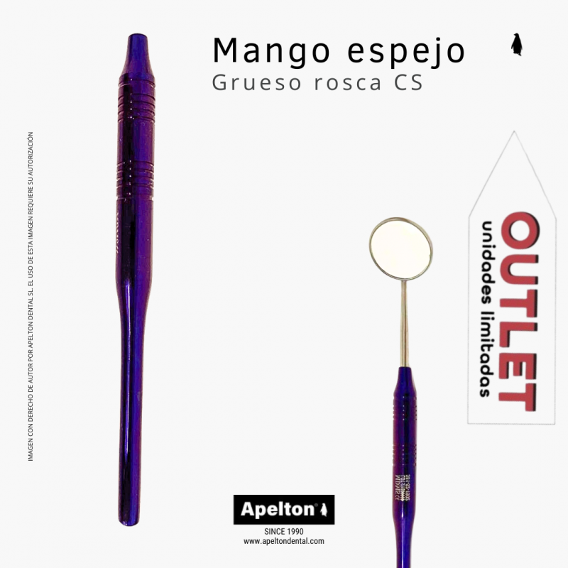 THICK PURPLE HANDLE FOR MIRROR MDMS