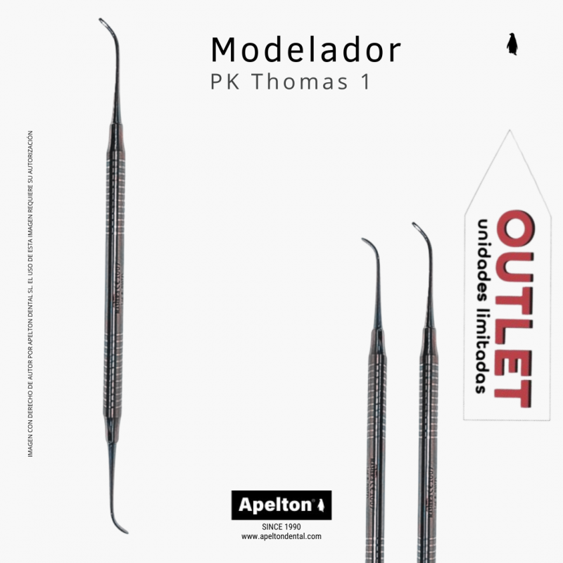 Instrumento para modelar cera, surcos, PK Thomas 1 Master