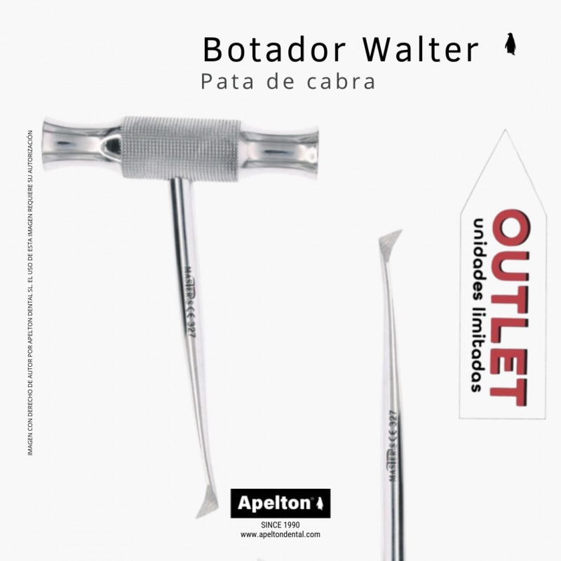 Botador Walter Barry Izquierdo 327 Master pata de cabra