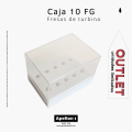 CAJA FRESAS NO EST. 10FG FRANK DENTAL