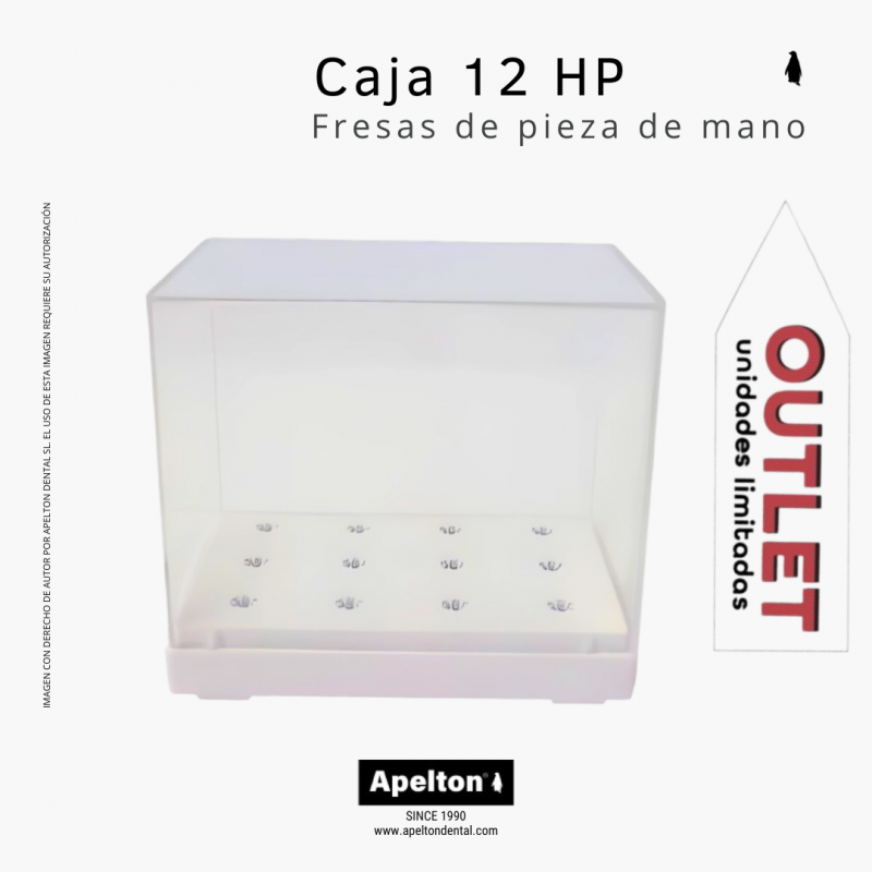 Caja para fresas de pieza de mano no esterilizable Frank Dental