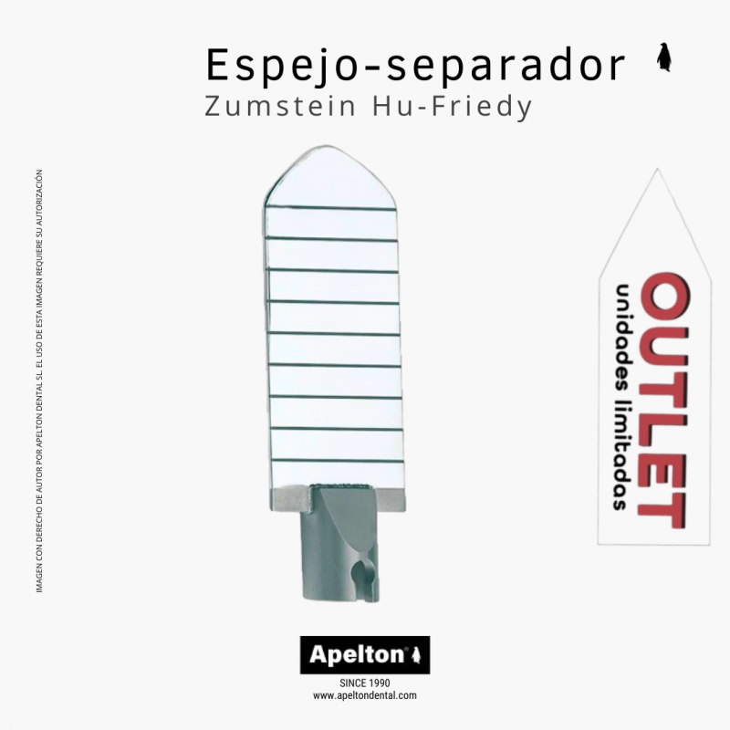 Espejo separador Zumstein SRTZ03 Hu Friedy pequeño.