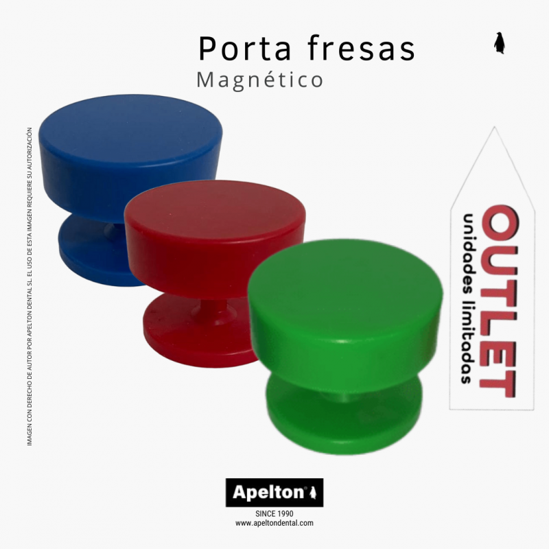 Soporte magnético para fresas fresero.