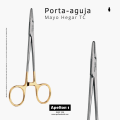 PORTA AGUJA MAYO-HEGAR 14 CM TC MDMS