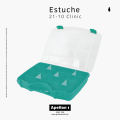 ESTUCHE 21-10 TURQUESA CLINIC