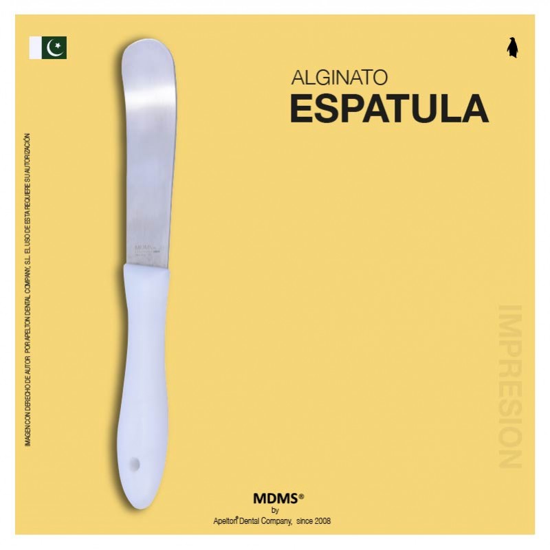 ALGINATE CURVED SPATULA MASTER SURGICAL