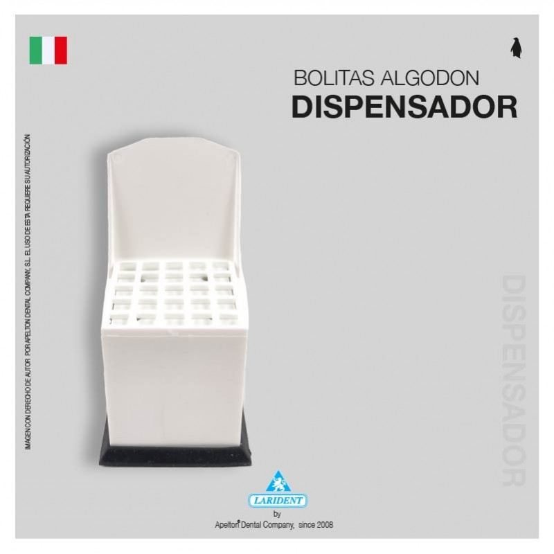 COTTON PELLETS DISPENSER LARIDENT