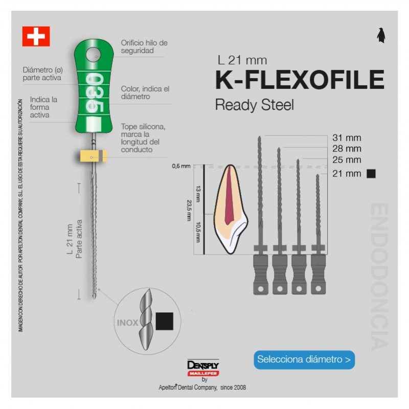 Limas K-Flex 21 mm Maillefer
