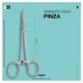 PINZA MOSQUITO SIN DIENTE CURVA 12 CM MDMS