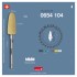 POLISHING BUR 0654 104 100 EDENTA