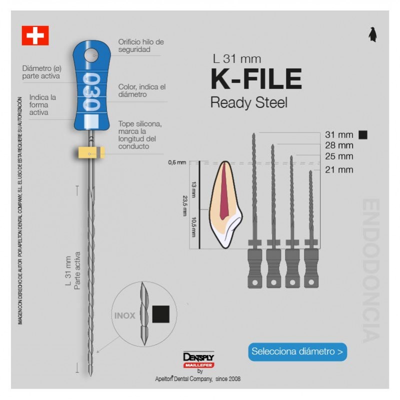 K-FILE FILES 31MM MAILLEFER