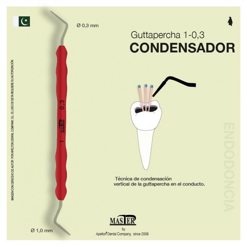 Condensador guttapercha 1-0.30