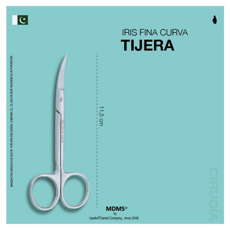 IRIS SCISSORS CURVED