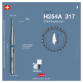 ODONTOSECTION BUR C254A 317 012 EDENTA