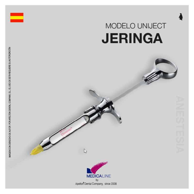 UNIJECT ANESTHESIA SYRINGE MEDICALINE