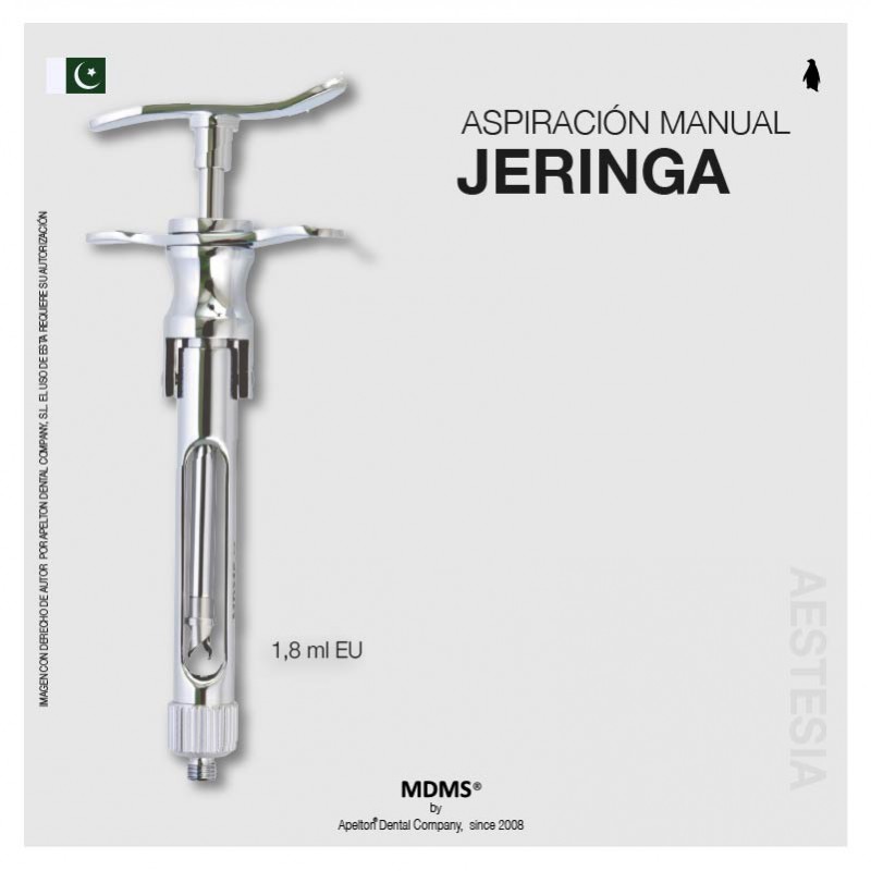 FOLDING ANESTHESIA SYRINGE MDMS