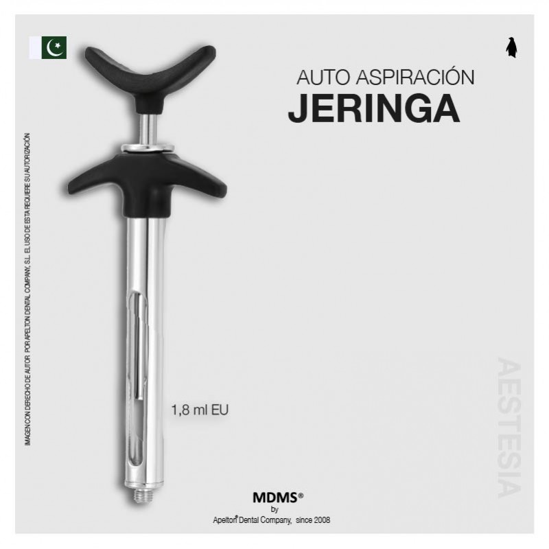 SELF-ASPIRATING ANESTHESIA SYRINGE MDMS