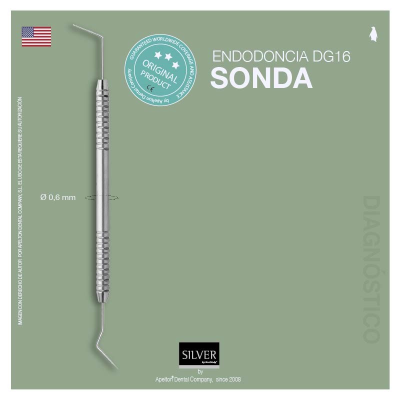 DG16 ENDODONTIC PROBE HU-FRIEDY SILVER