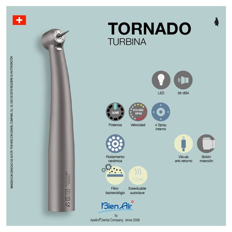TURBINA TORNADO LED BIEN-AIR
