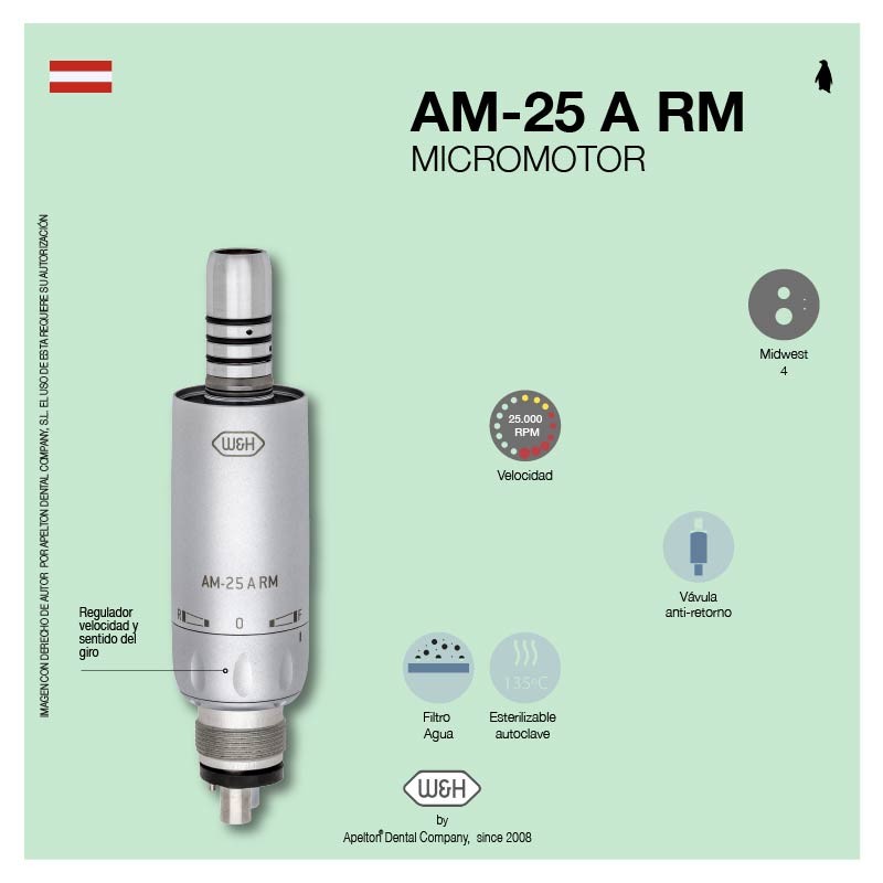 MICROMOTOR AM-25 A RM W&H 30103000