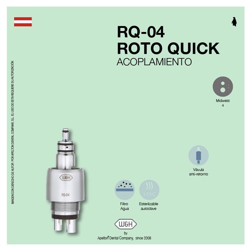 ACOPLAMIENTO RQ-04 ROTO QUICK W&H 10400400