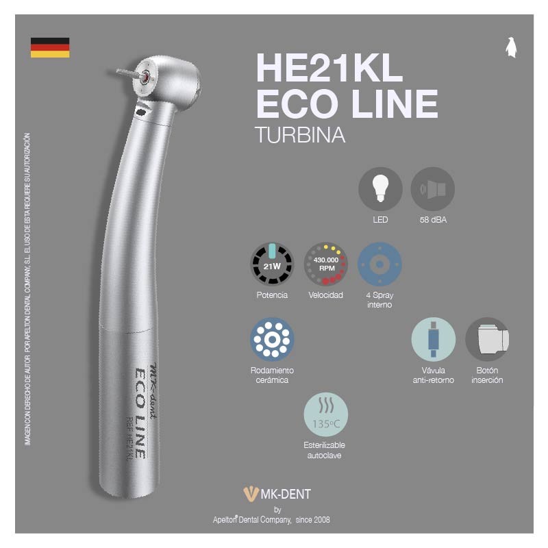 TURBINA H21KL LED MK-DENT