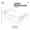 TRANSPARENT PROTECTIVE GLASSES MONOART LIGHT EURONDA
