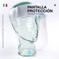 PROTECTIVE VISOR WITH SPONHE AND ELSTIC LARIDENT