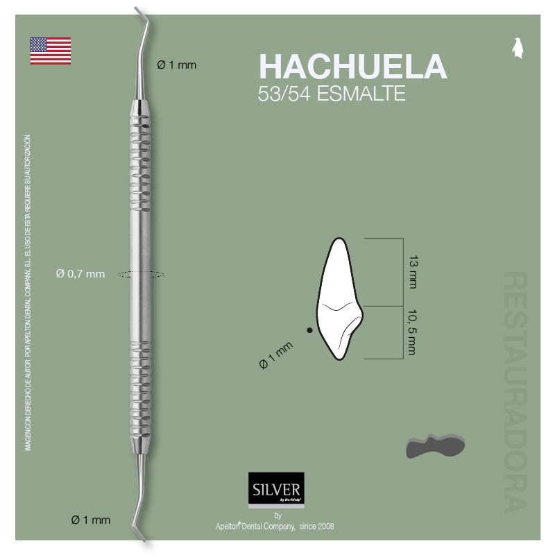 HACHUELA 53/54 HU-FRIEDY SILVER