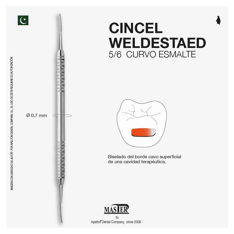 WEDELSTAEDT CHISEL 5/6 CURVED MASTER
