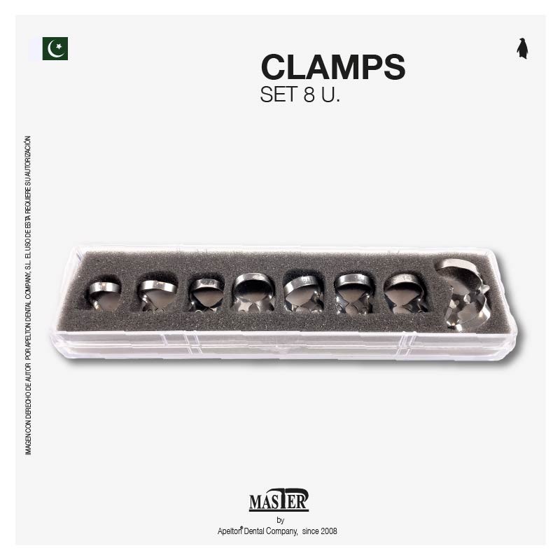 RUBBER DAM CLAMPS SET  MASTER