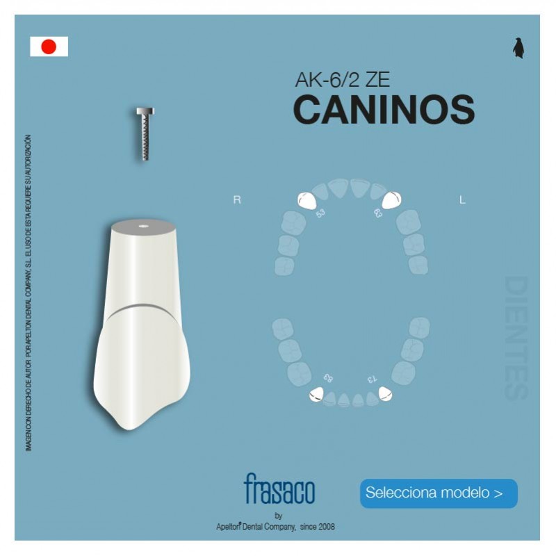 CHILDREN'S CANINE TEETH AK-6/2 ZE FRASACO